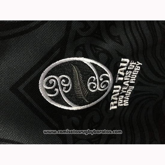 Camiseta Nueva Zelandia All Blacks Maori Rugby 100th Conmemorative